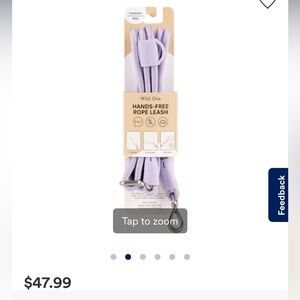 Wild one dog leash

Wild One Hands-Free Rope Dog Leash, Lilac, 8.5 ft.